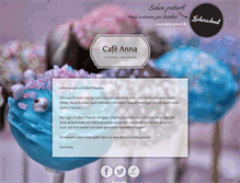 Tablet Screenshot of cafe-anna-rostock.de